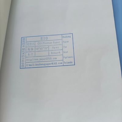 60g CAD Plotter Paper 60" 63" 72" Printer Roll White