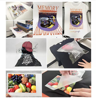 30cm 60cm PET Film For Heat Transfer Printing , 100cm DTF PET Transfer Film