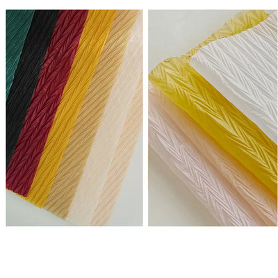 Pleated Waved Bouquet Wrapping Paper 30grm Tissue Paper For Bouquet