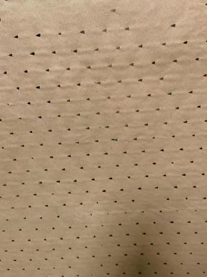Superficie liscia spessore 1,2 mm carta kraft perforata per imballaggi