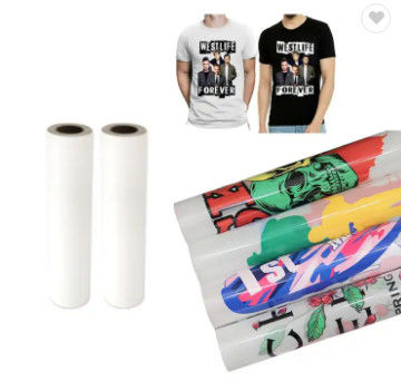Film di trasferimento DTF PET bianco per la decorazione dei tessuti di stampa di abbigliamento
